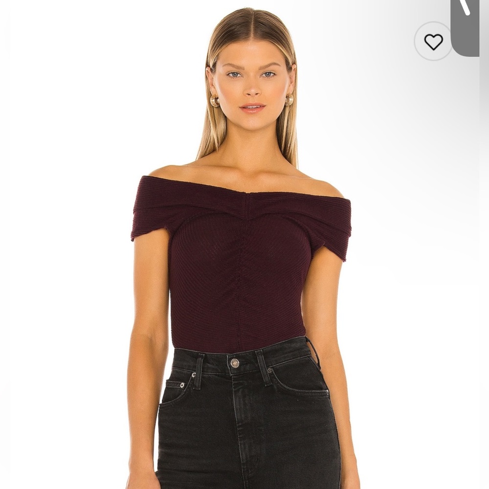 Free People This Cutie Top in Black Raisin